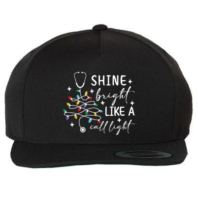  Shine Bright Like A Call Light Christmas Gift For Nurse Wool Snapback Cap