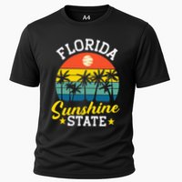 Summer Beach Lover Florida Sunshine State Cooling Performance Crew T-Shirt
