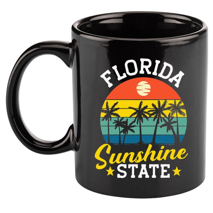 Summer Beach Lover Florida Sunshine State 11oz C Handle Ceramic Mug