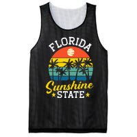 Summer Beach Lover Florida Sunshine State Mesh Reversible Basketball Jersey Tank