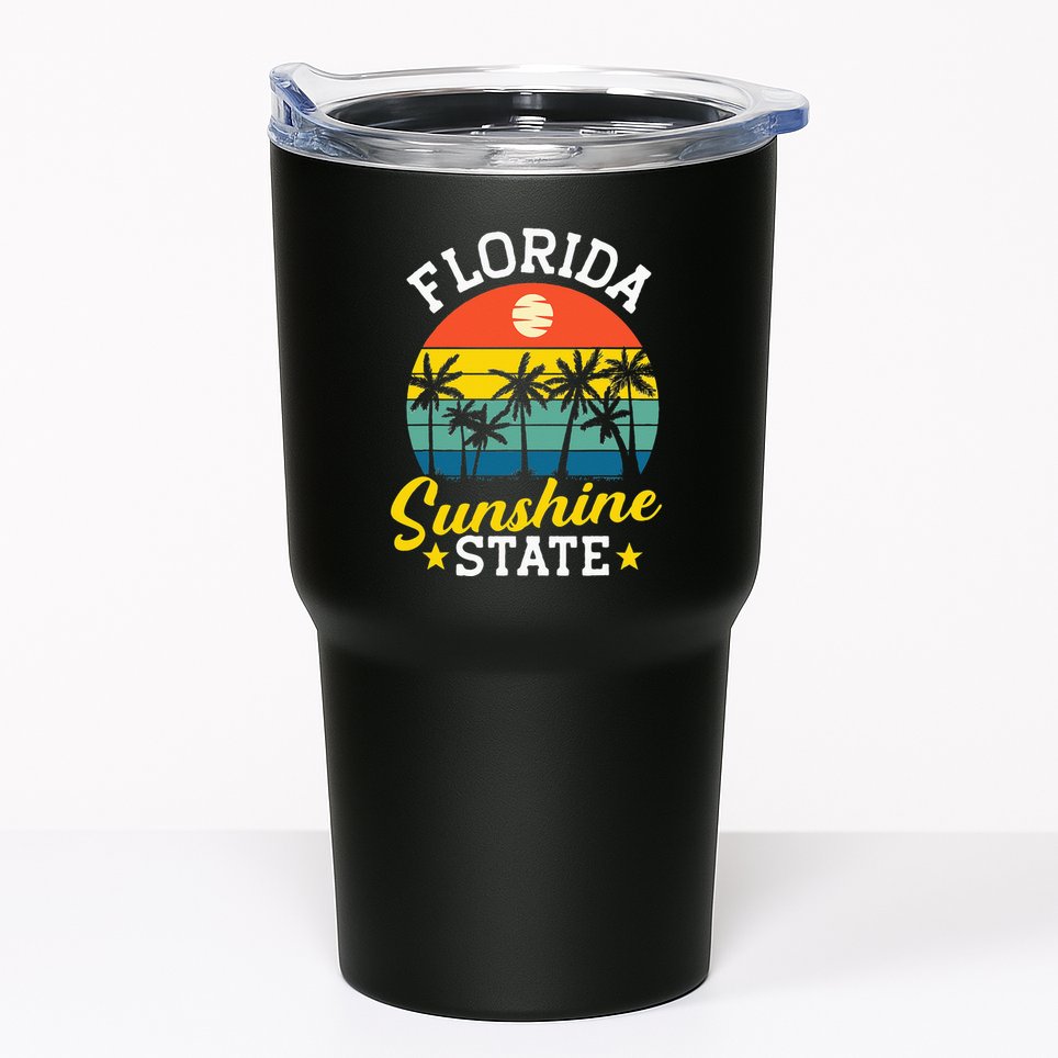 Summer Beach Lover Florida Sunshine State Tumbler