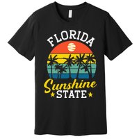 Summer Beach Lover Florida Sunshine State Premium T-Shirt