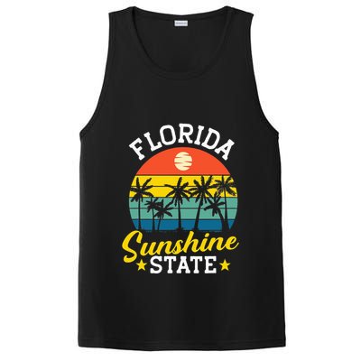 Summer Beach Lover Florida Sunshine State PosiCharge Competitor Tank