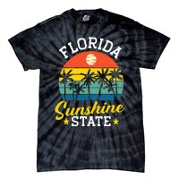 Summer Beach Lover Florida Sunshine State Tie-Dye T-Shirt