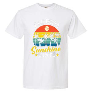 Summer Beach Lover Florida Sunshine State Garment-Dyed Heavyweight T-Shirt