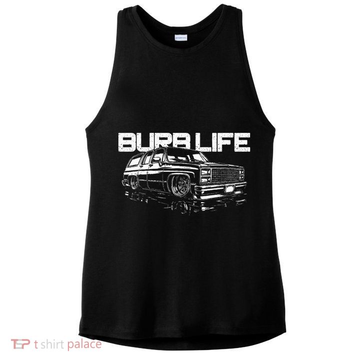 Squarebody Burb Life Truck Squarebody Suburban Ladies PosiCharge Tri-Blend Wicking Tank