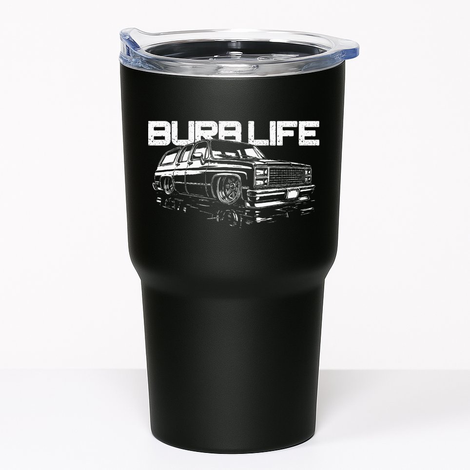 Squarebody Burb Life Truck Squarebody Suburban Tumbler