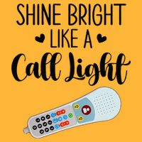 Shines Bright Like Call Light Funny Nurse Aide ER ICU Nurse Pom Pom 12in Knit Beanie