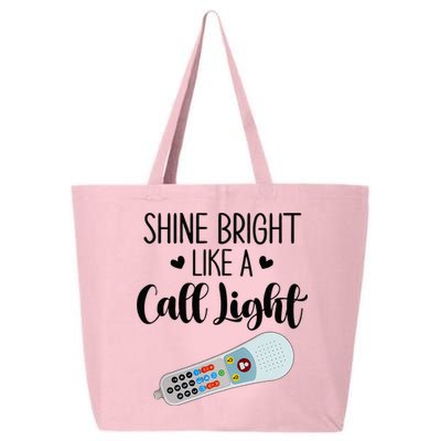 Shines Bright Like Call Light Funny Nurse Aide ER ICU Nurse 25L Jumbo Tote