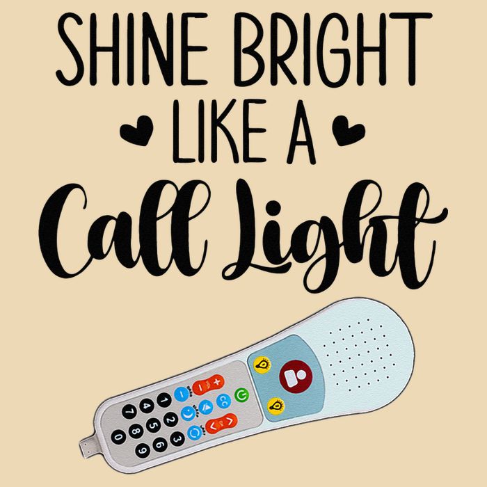 Shines Bright Like Call Light Funny Nurse Aide ER ICU Nurse Drawstring Bag