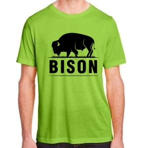 Simple Bison Logo Adult ChromaSoft Performance T-Shirt