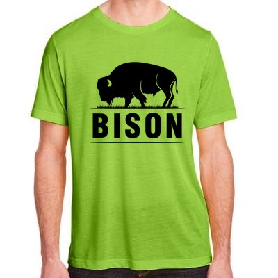 Simple Bison Logo Adult ChromaSoft Performance T-Shirt