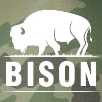 Simple Bison Logo Legacy Tie Dye Trucker Hat
