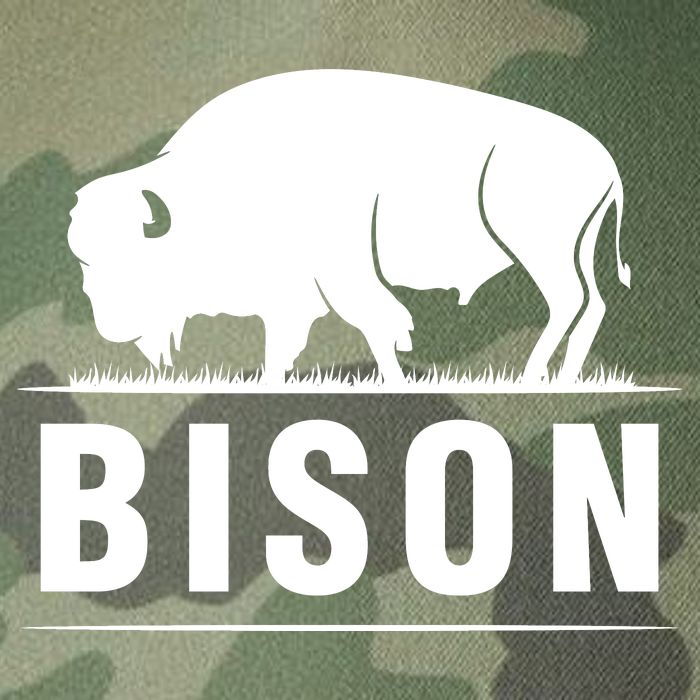 Simple Bison Logo Legacy Tie Dye Trucker Hat