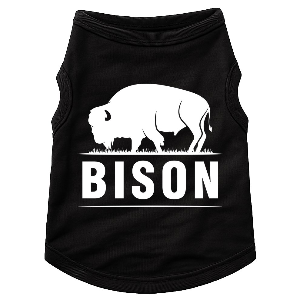 Simple Bison Logo Doggie Tank