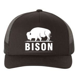 Simple Bison Logo Yupoong Adult 5-Panel Trucker Hat