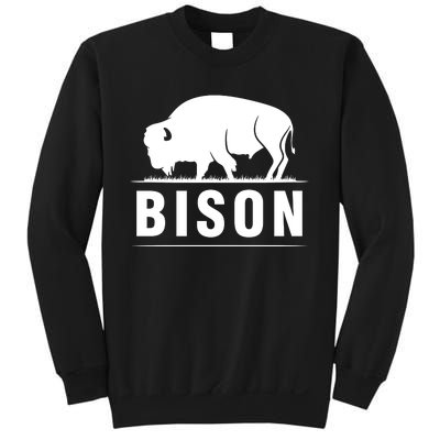 Simple Bison Logo Sweatshirt