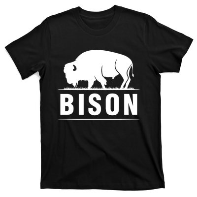 Simple Bison Logo T-Shirt