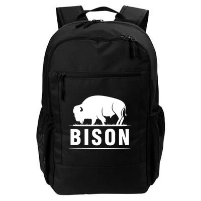 Simple Bison Logo Backpack
