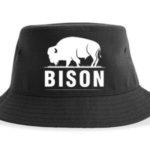 Simple Bison Logo Sustainable Bucket Hat