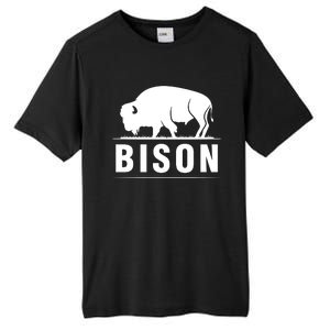 Simple Bison Logo Tall Fusion ChromaSoft Performance T-Shirt