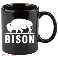 Simple Bison Logo 11oz C Handle Ceramic Mug