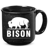 Simple Bison Logo 15oz Campfire Ceramic Mug