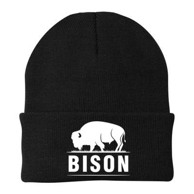 Simple Bison Logo Beanie