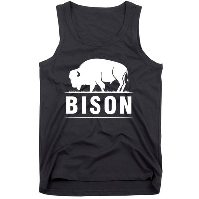 Simple Bison Logo Tank Top