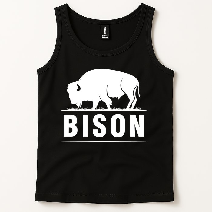 Simple Bison Logo Tank Top