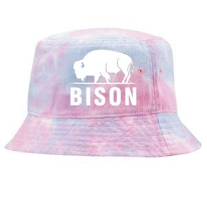 Simple Bison Logo Tie-Dyed Bucket Hat