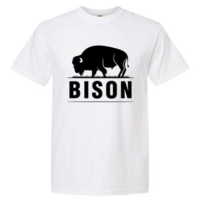 Simple Bison Logo Garment-Dyed Heavyweight T-Shirt