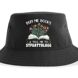 Spicy Book Lover, Buy Me Books And Tell Me To STFUATTDLAGG Sustainable Bucket Hat