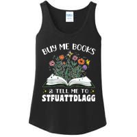 Spicy Book Lover, Buy Me Books And Tell Me To STFUATTDLAGG Ladies Essential Tank