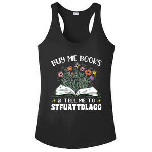 Spicy Book Lover, Buy Me Books And Tell Me To STFUATTDLAGG Ladies PosiCharge Competitor Racerback Tank