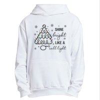 Shine Bright Like A Call Light Christmas Holiday Xmas Urban Pullover Hoodie