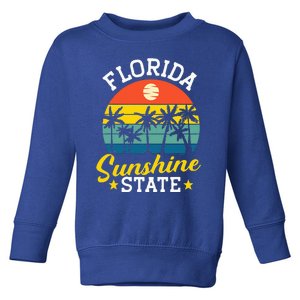 Summer Beach Lover Florida Sunshine State Toddler Sweatshirt