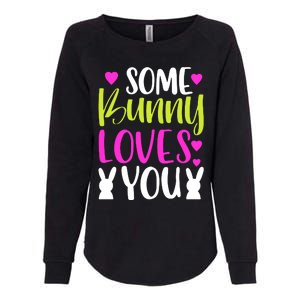 Some Bunny Loves U Womens California Wash Sweatshirt