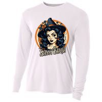 Sassy Bruja Latina Mexican Halloween Witch Cooling Performance Long Sleeve Crew