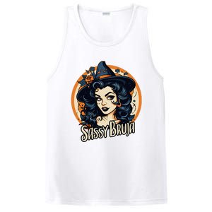 Sassy Bruja Latina Mexican Halloween Witch PosiCharge Competitor Tank