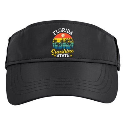 Summer Beach Lover Florida Sunshine State Adult Drive Performance Visor