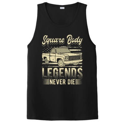 Square Body Legends Never Die Artwork For A Truck Driver PosiCharge Competitor Tank