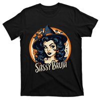 Sassy Bruja Latina Mexican Halloween Witch T-Shirt