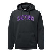 Sacramento Basketball Light The Beam Basketball Performance Fleece Hoodie