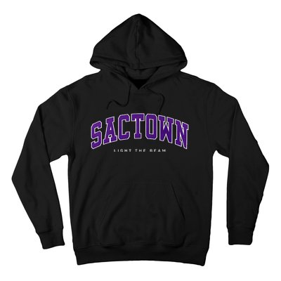 Sacramento Basketball Light The Beam Basketball Hoodie