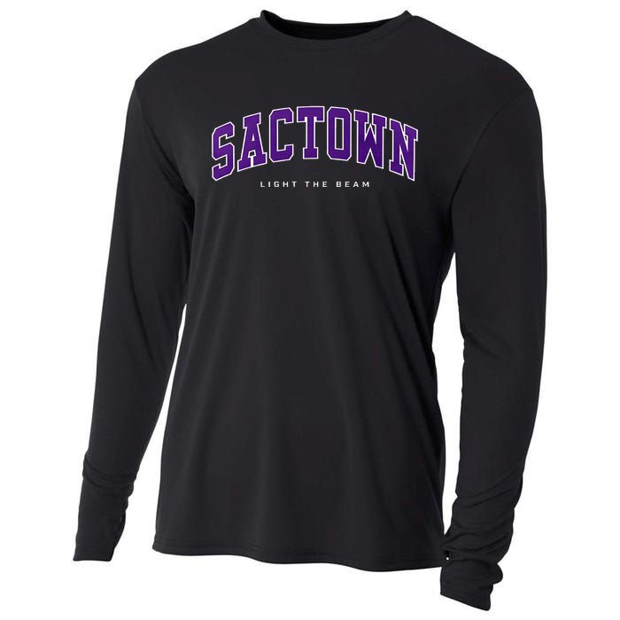 Sacramento Basketball Light The Beam Basketball Cooling Performance Long Sleeve Crew