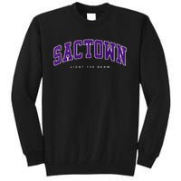 Sacramento Basketball Light The Beam Basketball Tall Sweatshirt