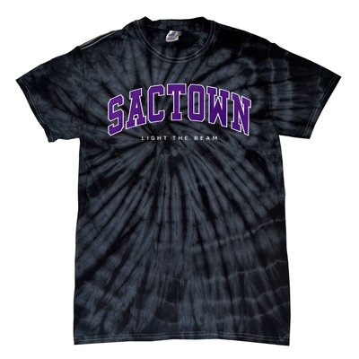 Sacramento Basketball Light The Beam Basketball Tie-Dye T-Shirt