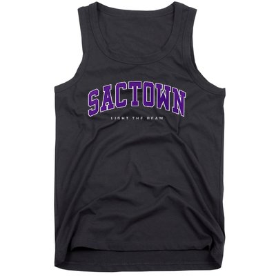 Sacramento Basketball Light The Beam Basketball Tank Top