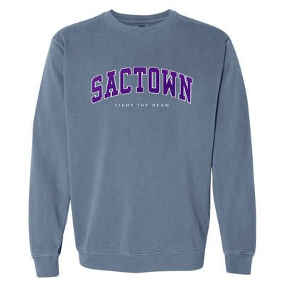 Sacramento Basketball Light The Beam Basketball Garment-Dyed Sweatshirt